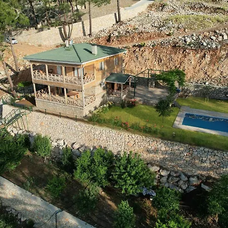 别墅 Villa Lycian - Mountain And Sea View With Heated Pool 凯梅尔